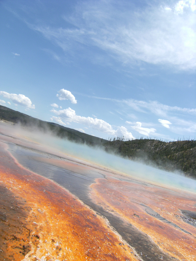 Grand Prismatic Spring Askew