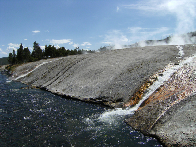 At the Midway Geyser