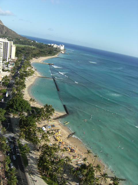 Waikiki Beach - Diamond Head