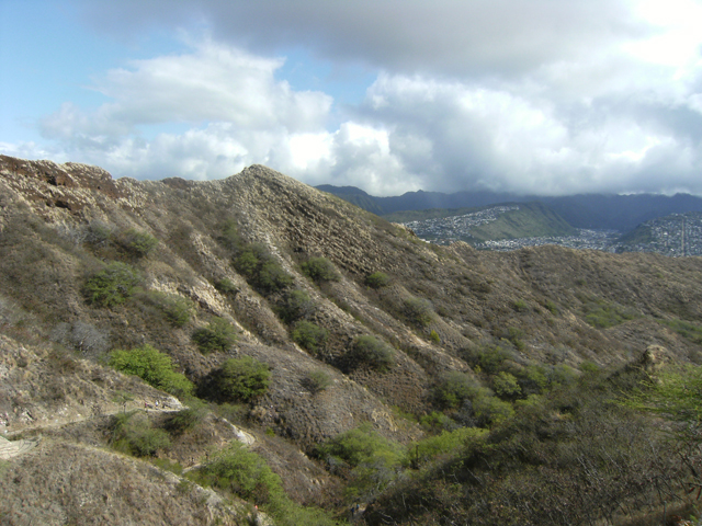 Going Up Diamond Head