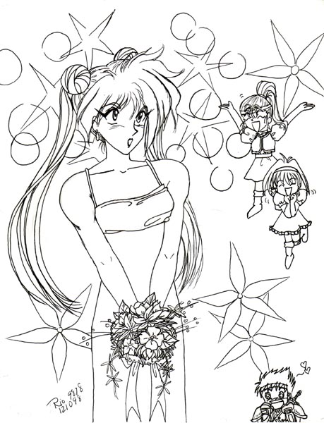 Retro Art: Gourry's Wedding