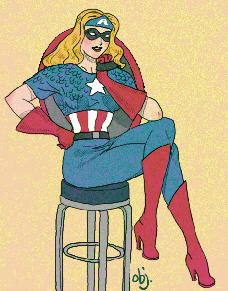 AV: Captain America as a Girl