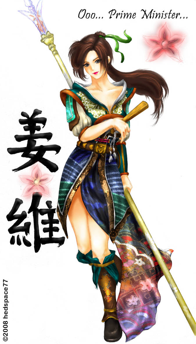 Jiang Wei Genderbend - colour by hedspace77