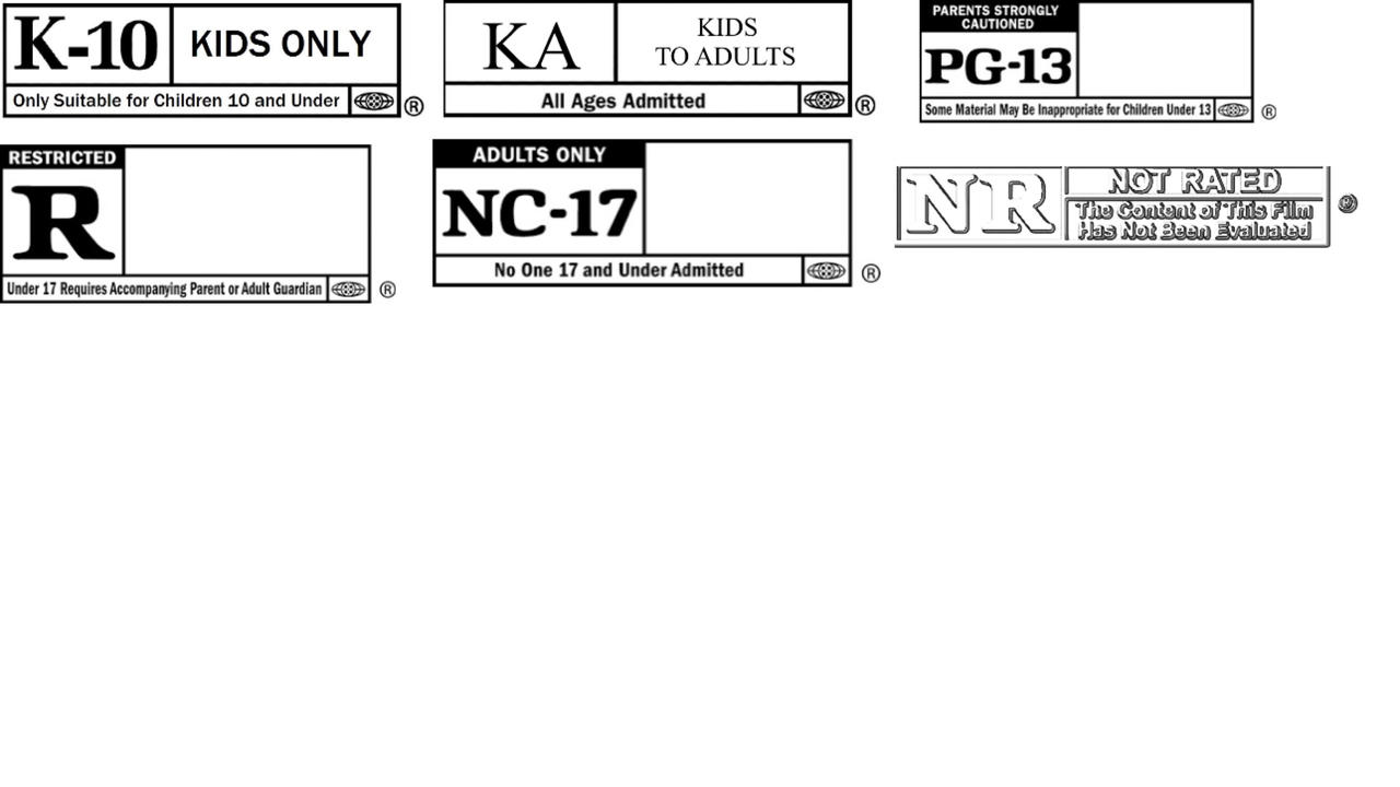 MPAA Ratings by JodiMahathy on DeviantArt
