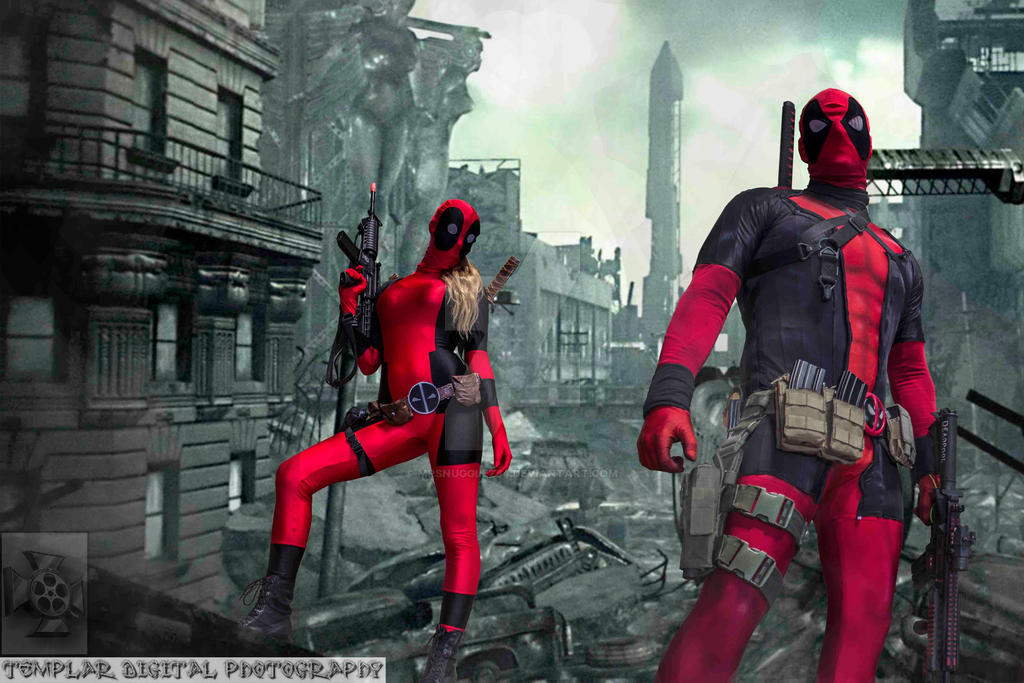 Deadpool Corps in Destroyed City