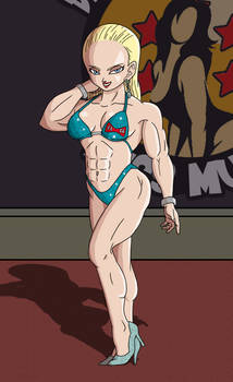 Dragon World Miss Muscle - Android 18