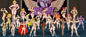 80's/90's Animation Muscle Queen