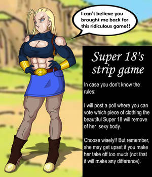 Super 18 strip game - fully clothed
