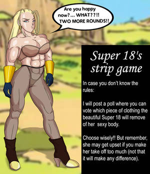Super 18 strip game - no blouse, no skirt