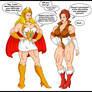 She-Ra and Teela strip game, part 1