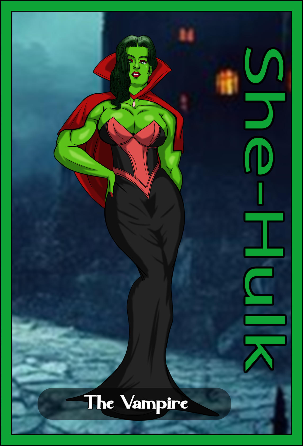 Muscleween #2 ver. 2 She-Hulk the vampire