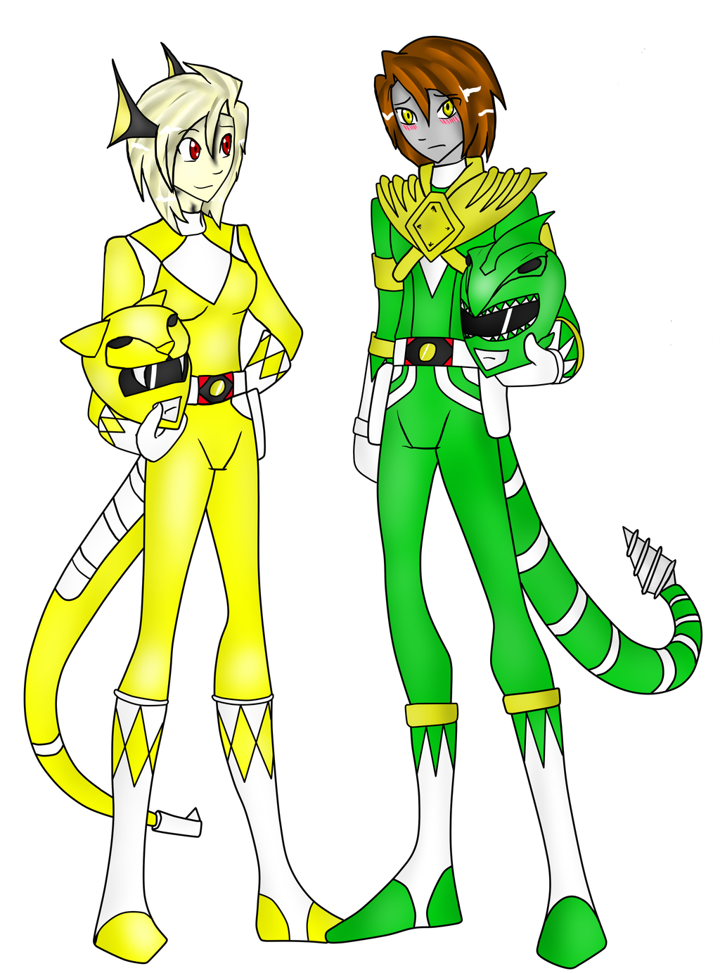 Kaiju Power Rangers (Pack I) by Azure-Arts on DeviantArt