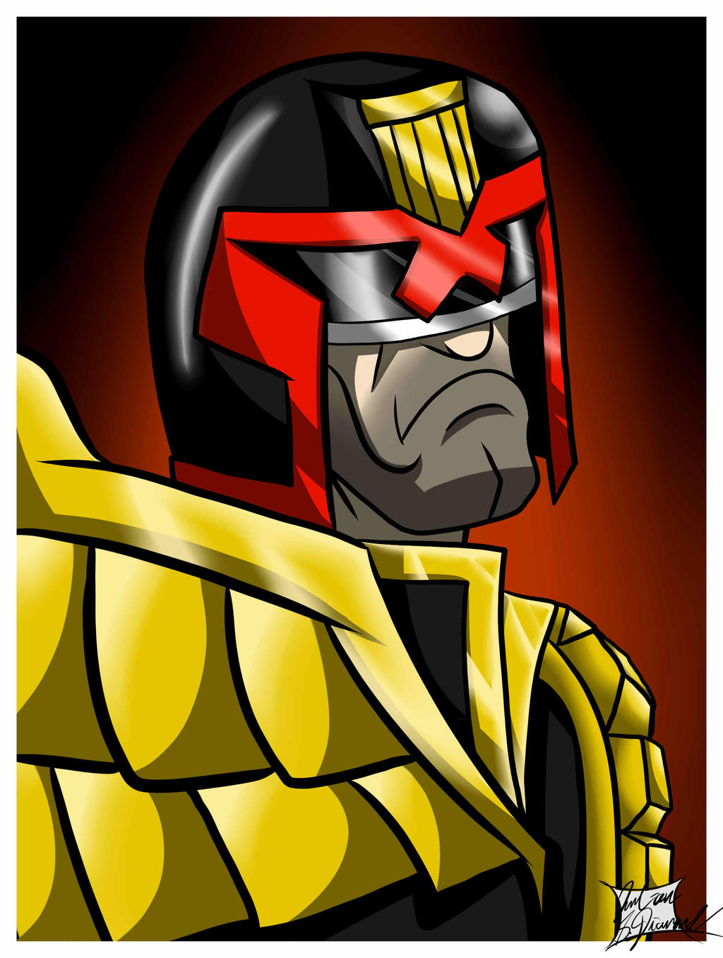 Judge Dredd (Portrait)