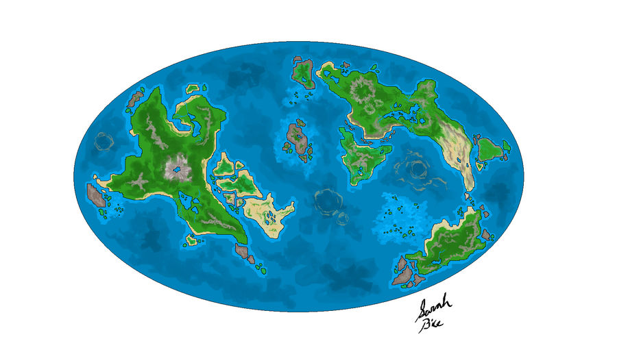 Fantasy map - one by Billby13 on DeviantArt