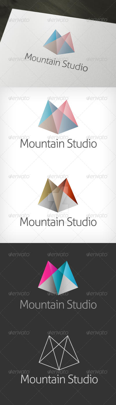 Mountain Studio Logo Template