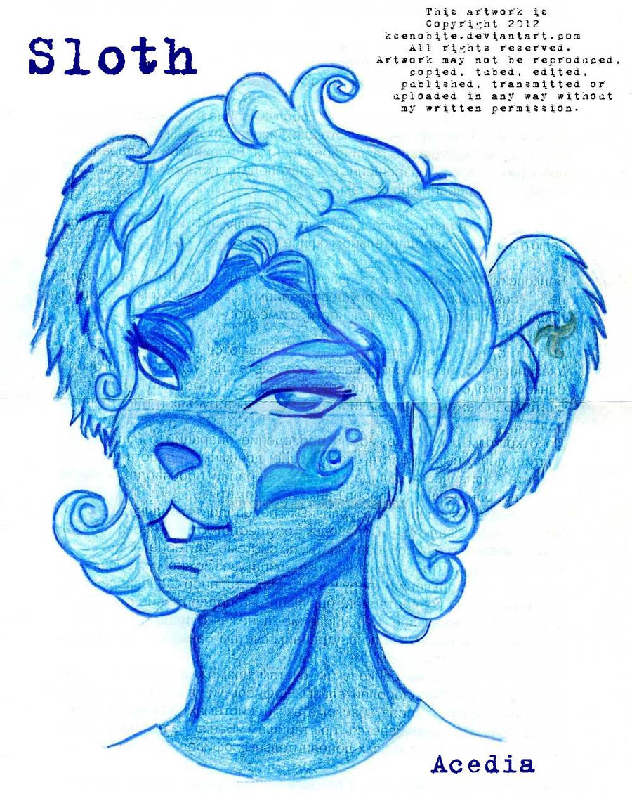 7 deadly sins oc - Sloth by MariDeSharden on DeviantArt