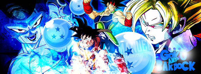 Goku y Bardock . .