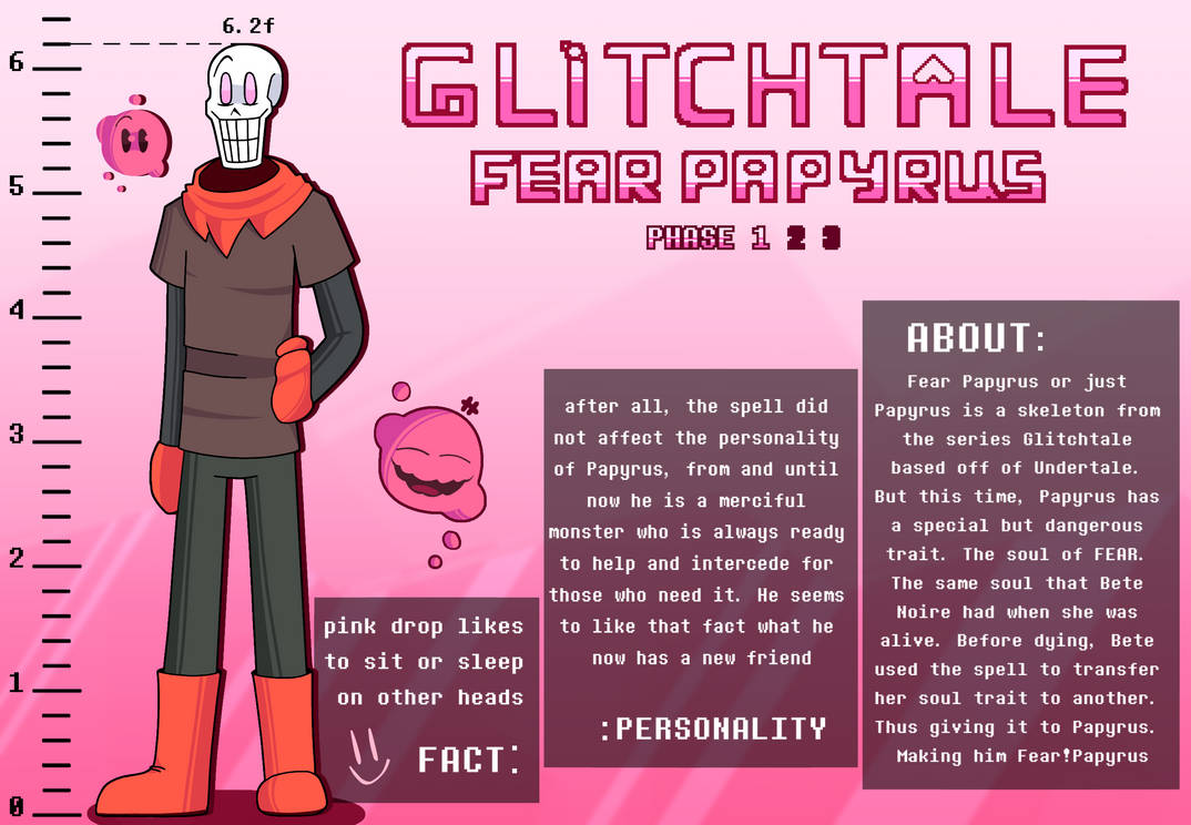 Fear Soul Glitchtale : Fear Papyrus Phase 1 WINNER by Bililies on DeviantArt