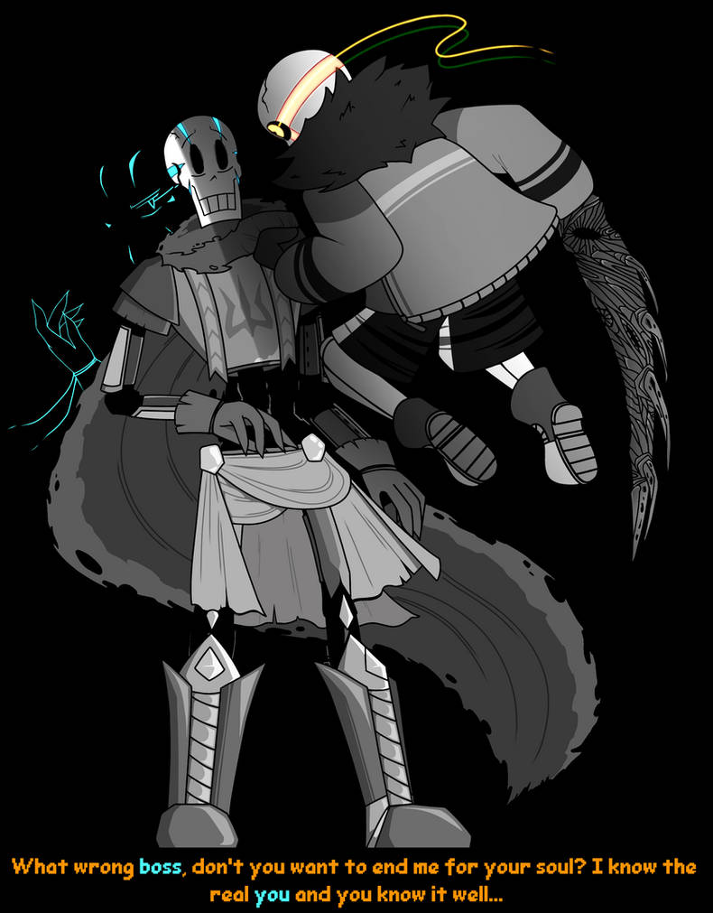Negativetale GZnegative : sans and papyrus by Bililies on DeviantArt