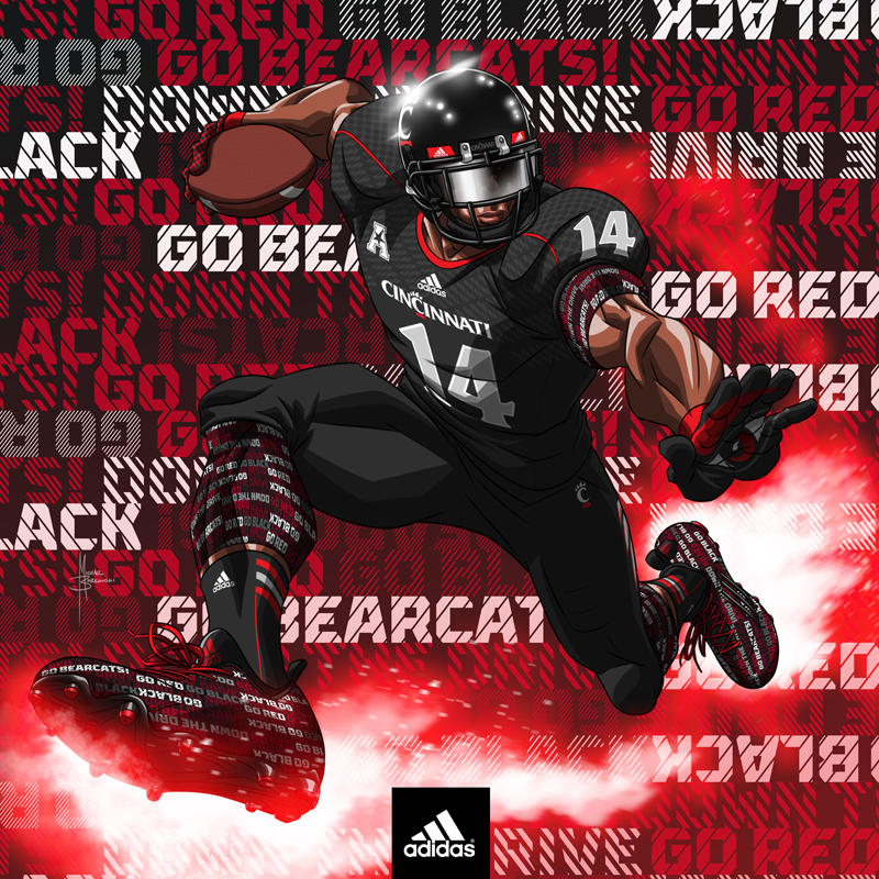 adidas football helmet art FireDeer Sport Poster Inspirational Wall American Baseball Basketball Soccer Colorful Graffiti Pictures for Boy Living Room Decor (01-helmet,16x24inch-Unframe) : Sports & Outdoors adidas Football Art- Cincinnati Bearcats