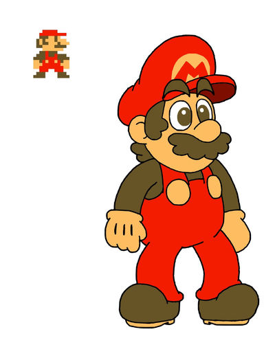 3 color Mario by CailaUniverse on DeviantArt