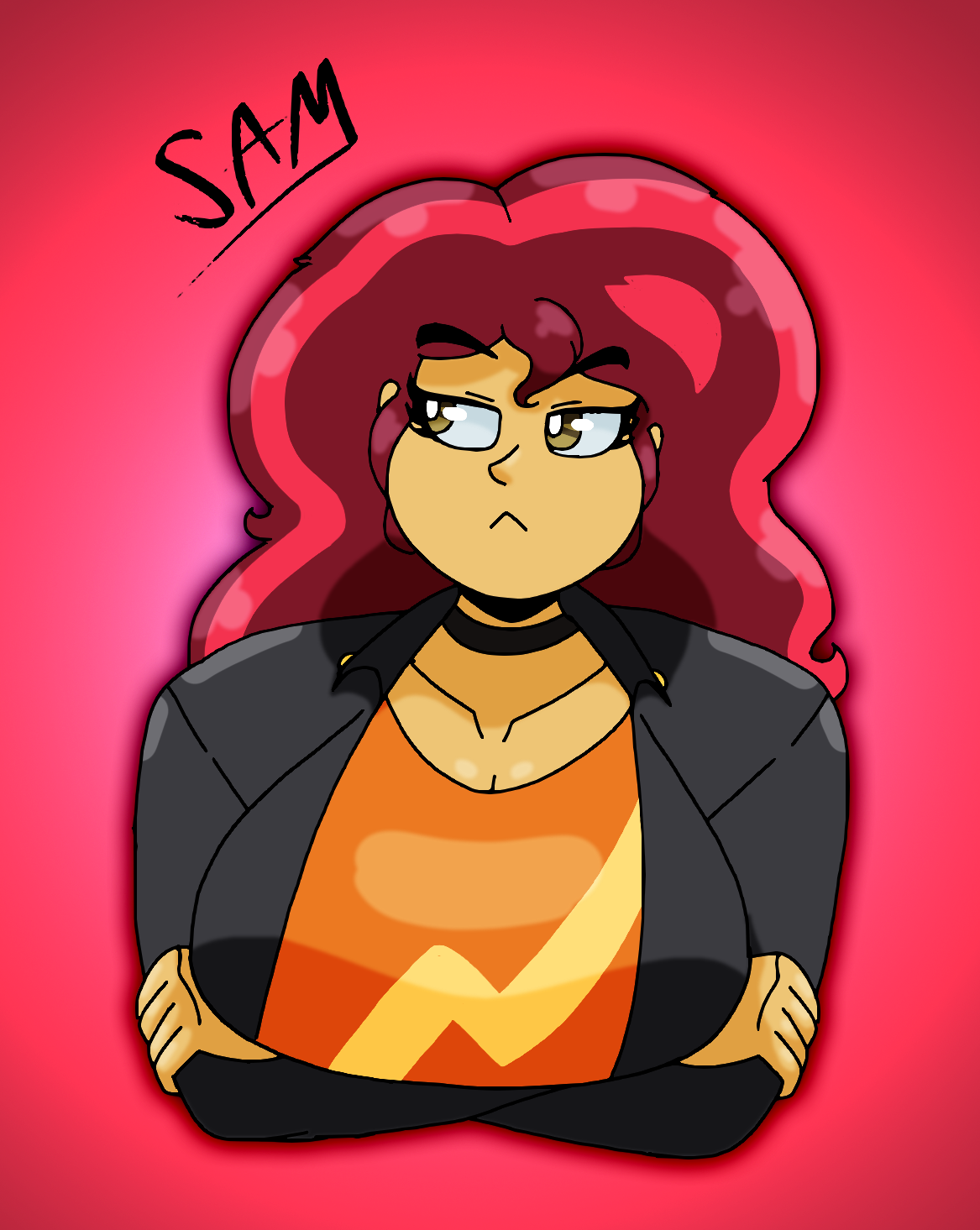 Deviantart Sam Sam Bustshot by CailaUniverse on DeviantArt