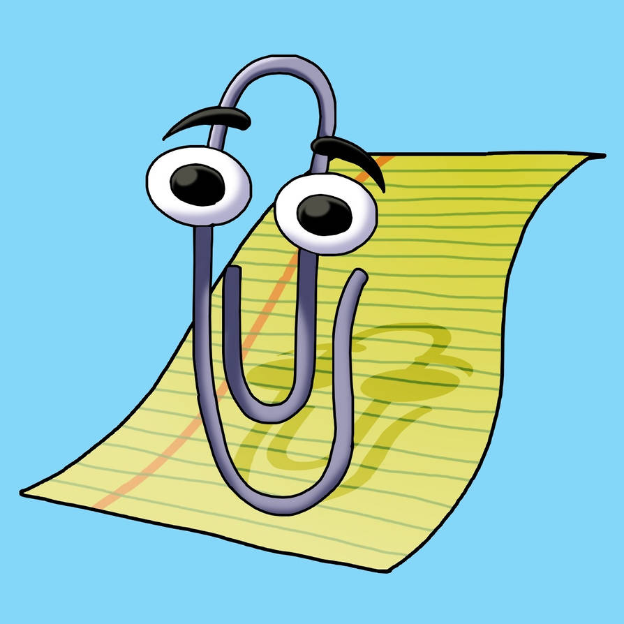 Clippy by CailaUniverse on DeviantArt