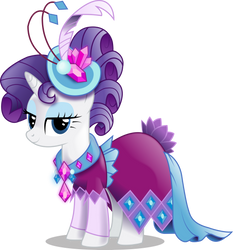 Rarity in Gala Dress (With Shading)