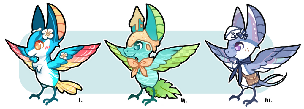 {CLOSED} {Torimori} Coastal Toris! - Auction