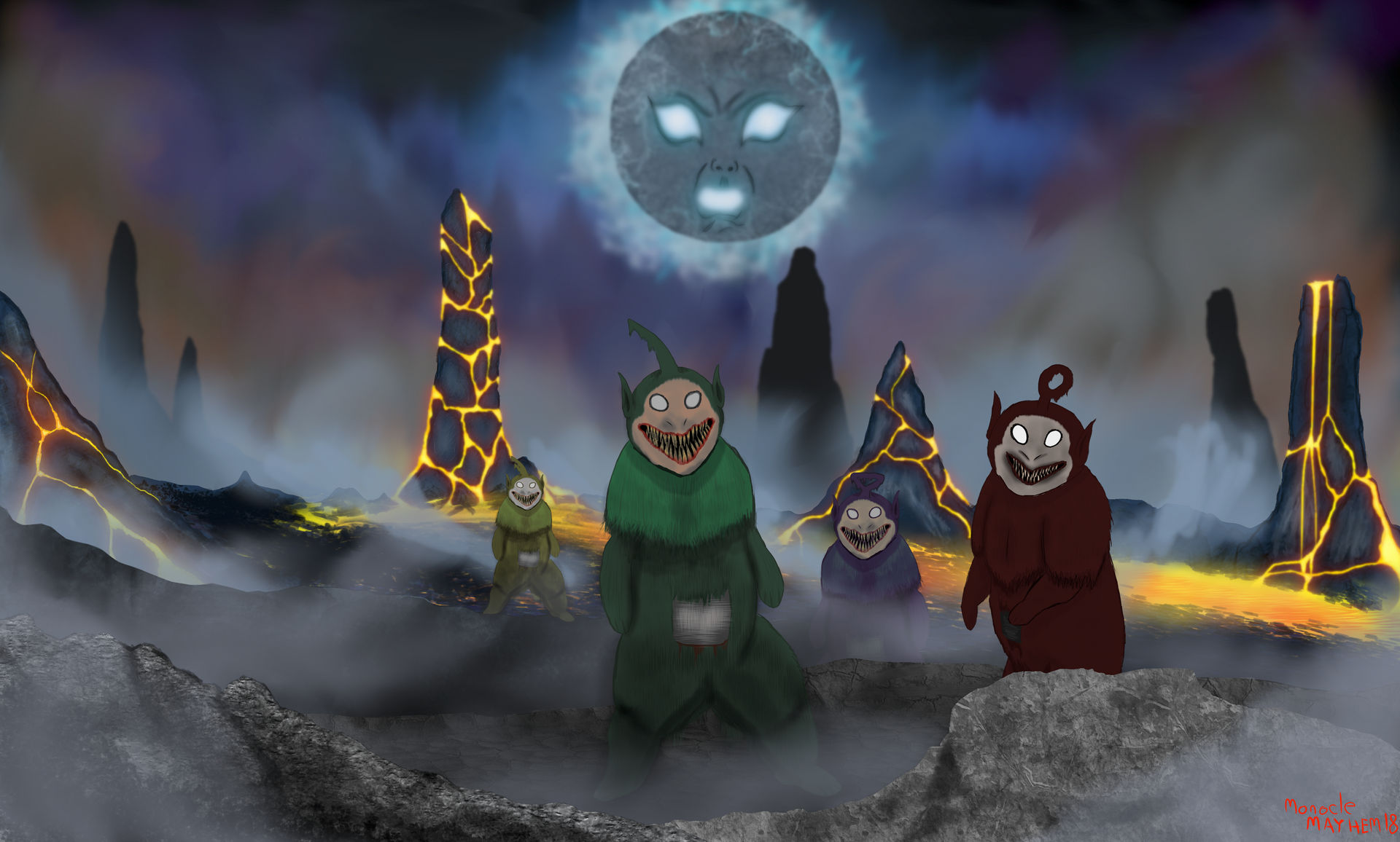 Horrific Teletubbies By MonocleMAYHEM18 On DeviantArt horrific-teletubbies-by-monoclemayhem18-on-deviantart
