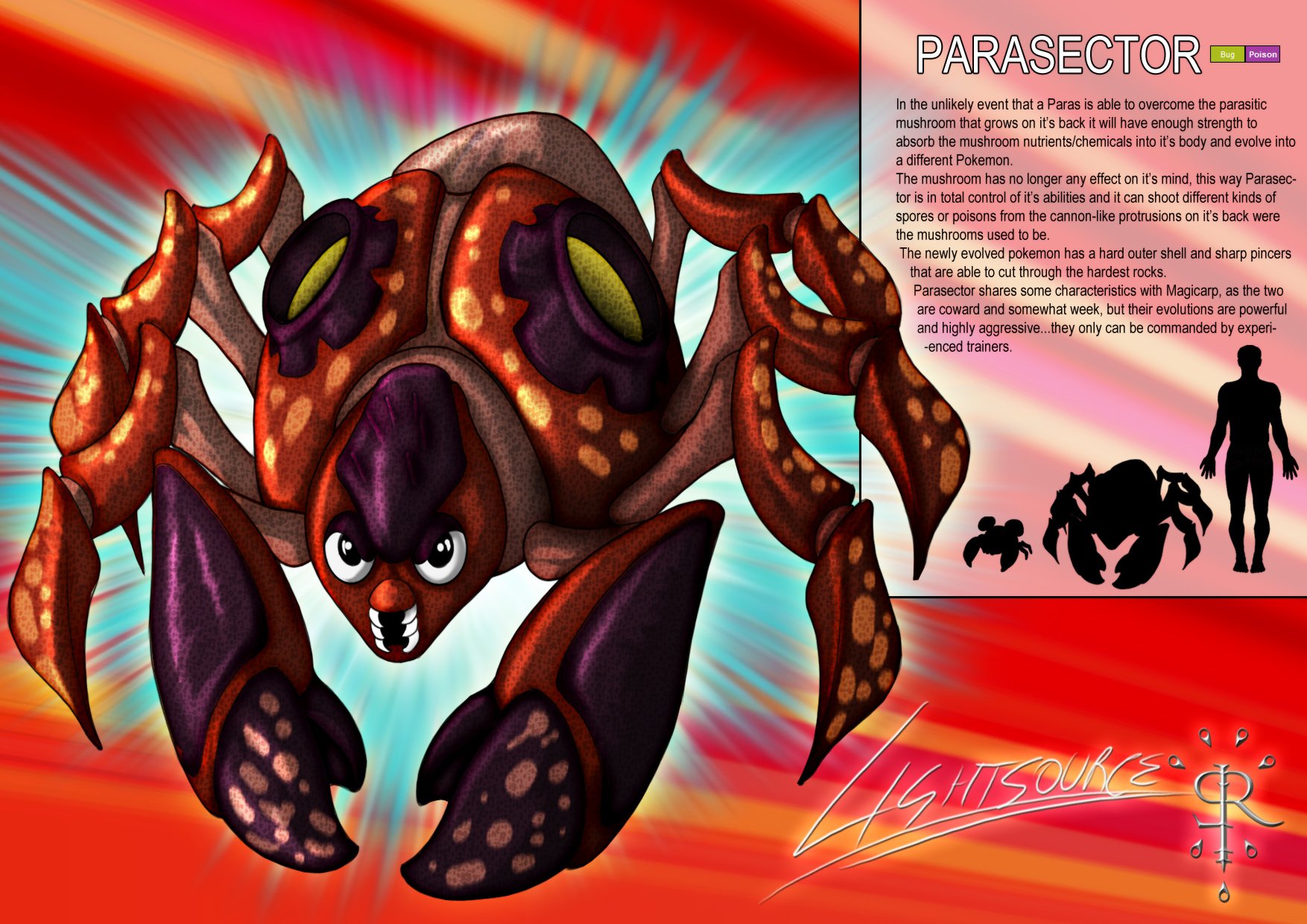 Parasector-Pokemon concept