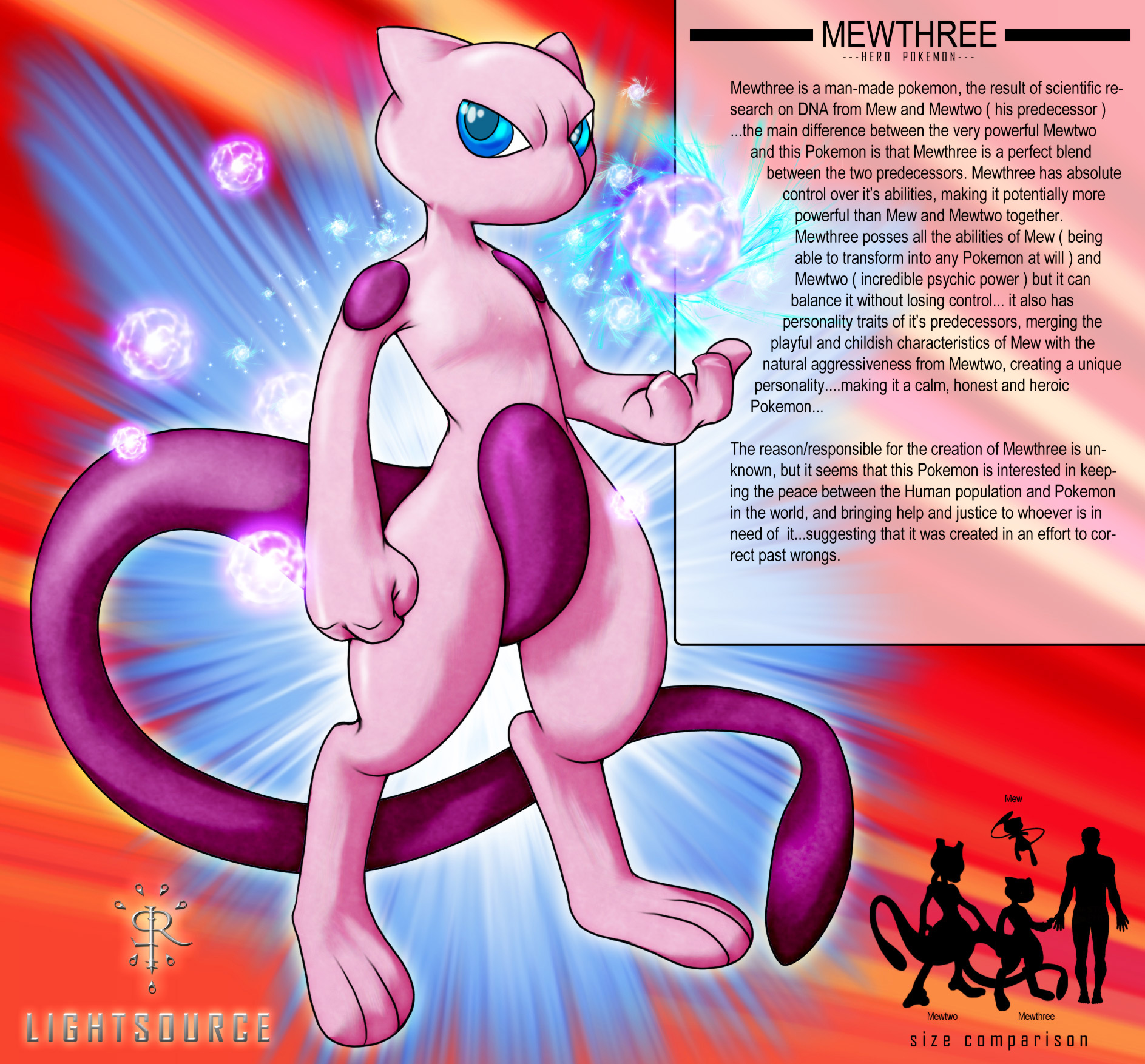 Mewthree-Pokemon concept