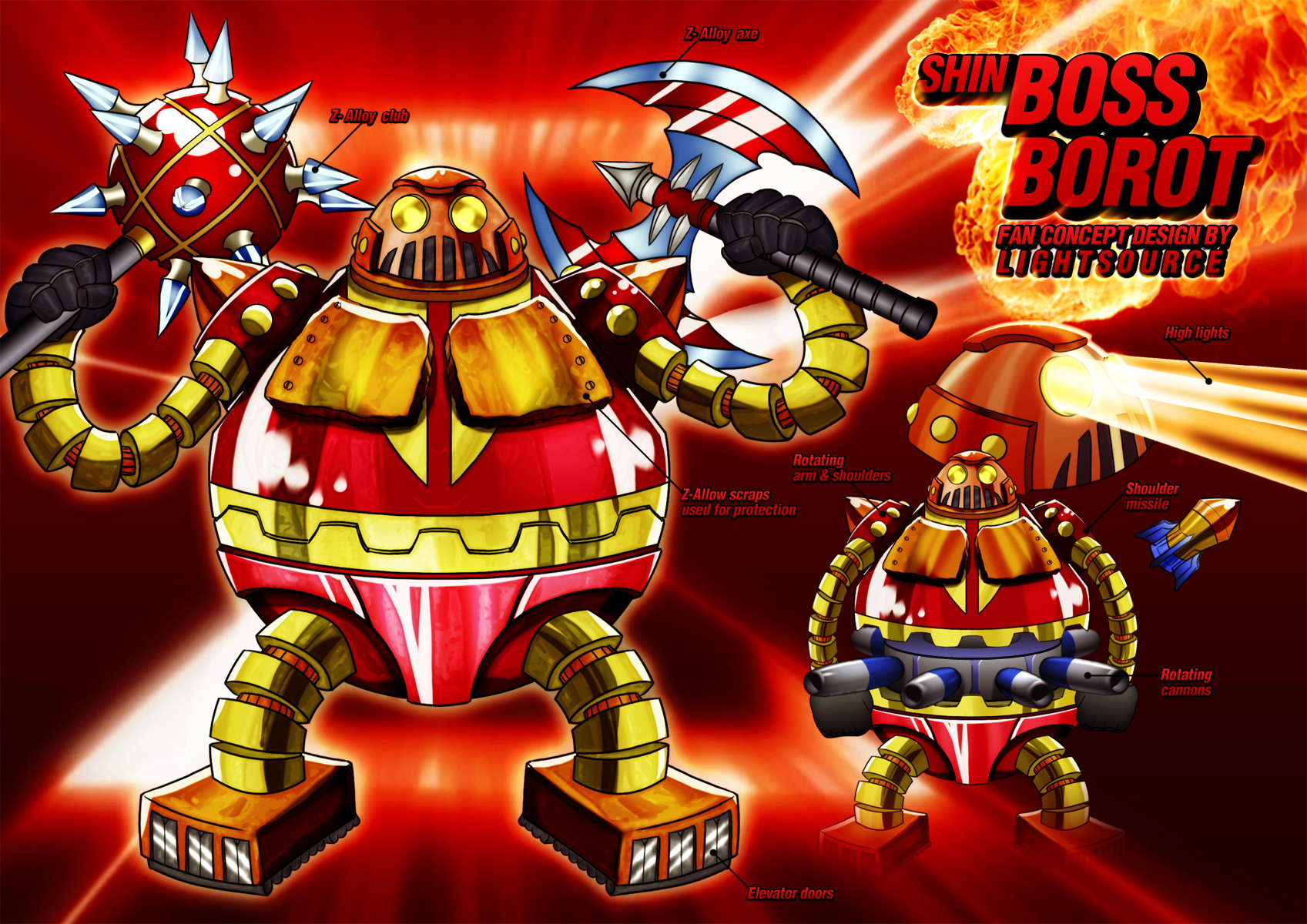 Shin Boss Borot fan concept