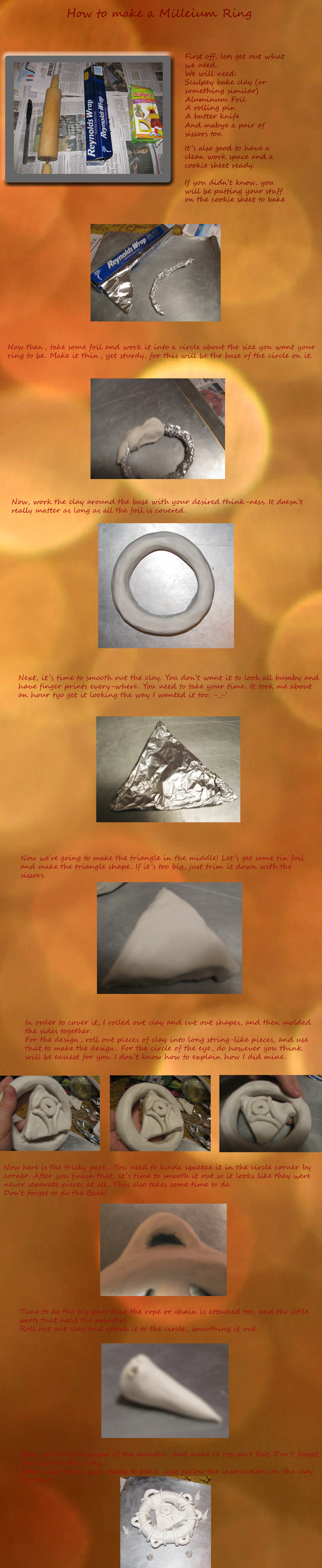 How to make a Millenium Ring by akaneshrio