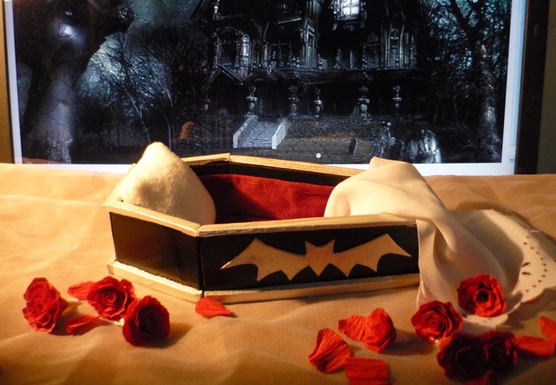 Halloween coffin