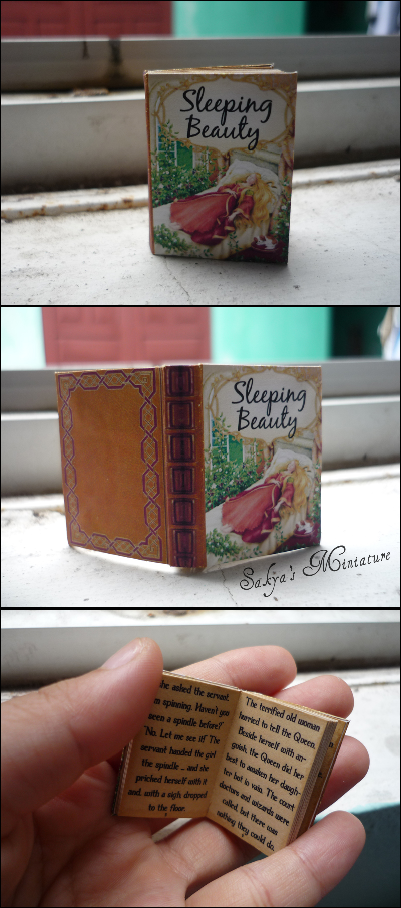 Sleeping beauty miniature book ver 4