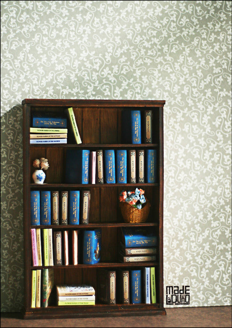 Miniature Bookshelf By Sakyachan On DeviantArt Miniature bookshelf by sakyachan on deviantart