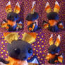 Candycorn Bat Plush