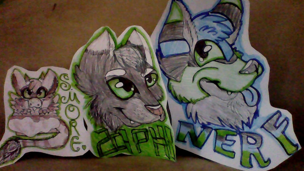 furry badges for friends