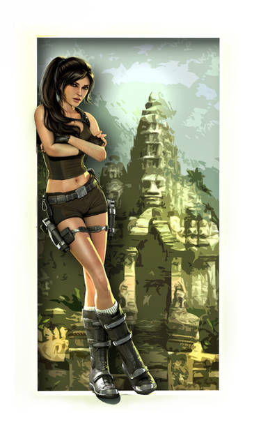 Lara Croft art by chaos1435 on DeviantArt