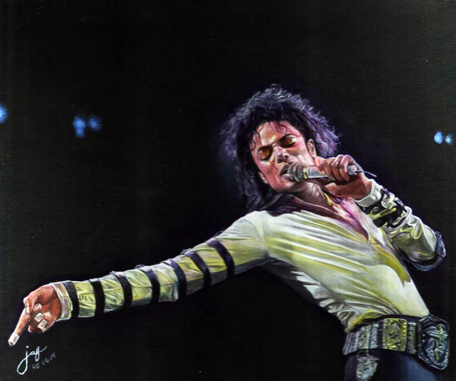 Michael Jackson Moonwalker behind the spotlight
