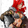 Red Sonja by Caio Marcus with my inks and colors