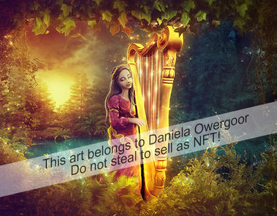 The Secret Garden and The Golden Harp by Dani-Owergoor