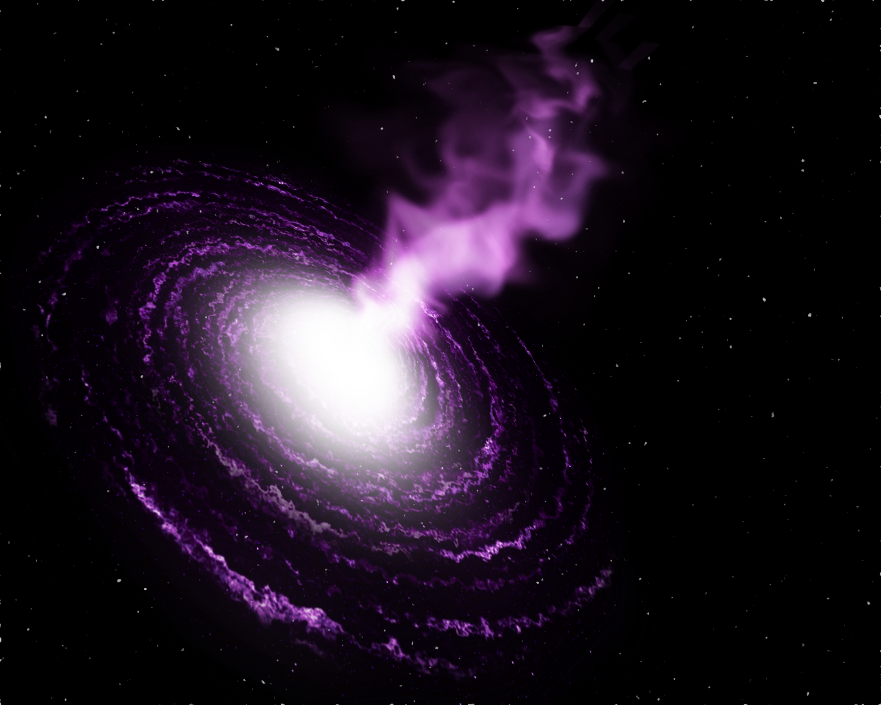 Spiral Galaxy - Purple