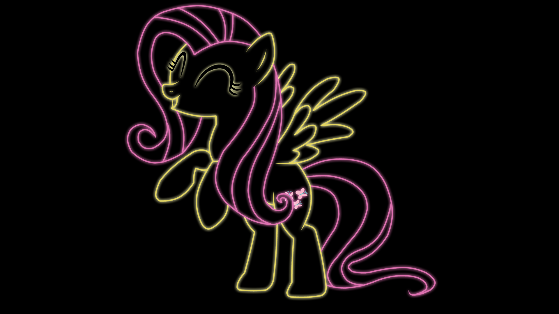 Neon Fluttershy