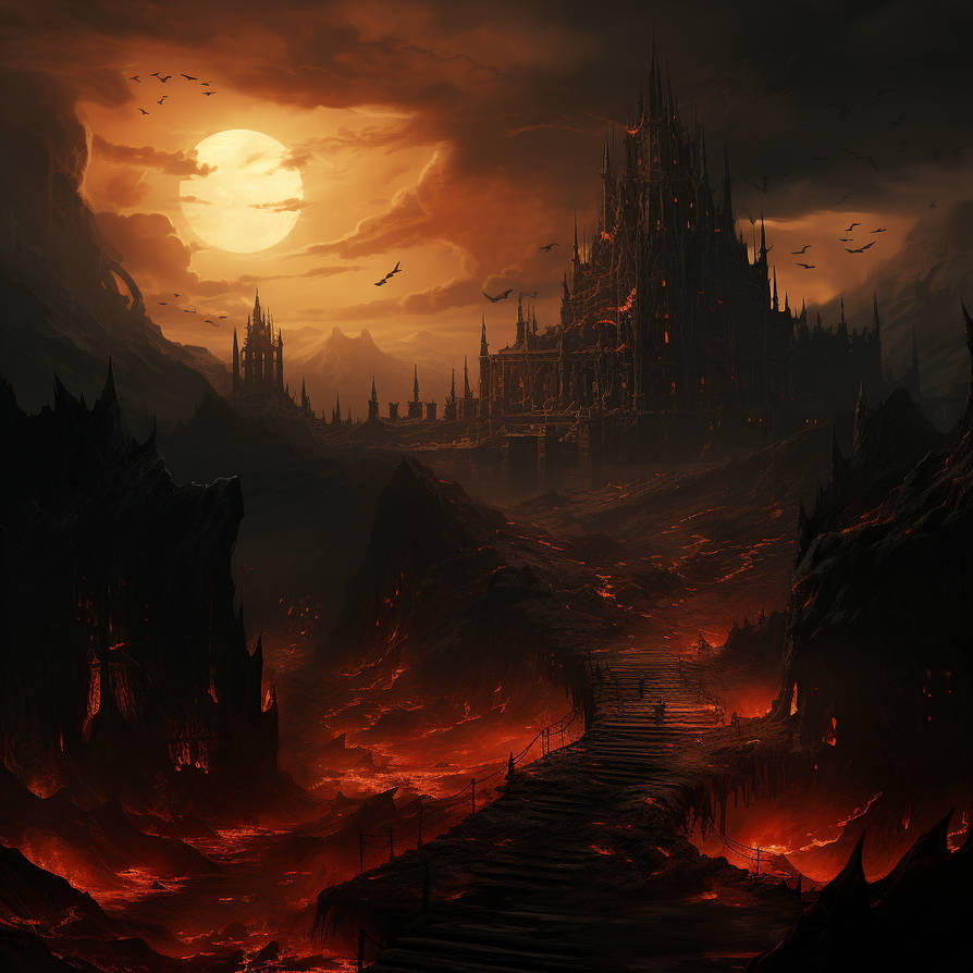 Desolate Hellscape by DeMortisX on DeviantArt