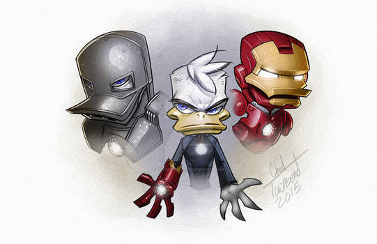 Iron Duck - Iron Man - Ducktales Mashup