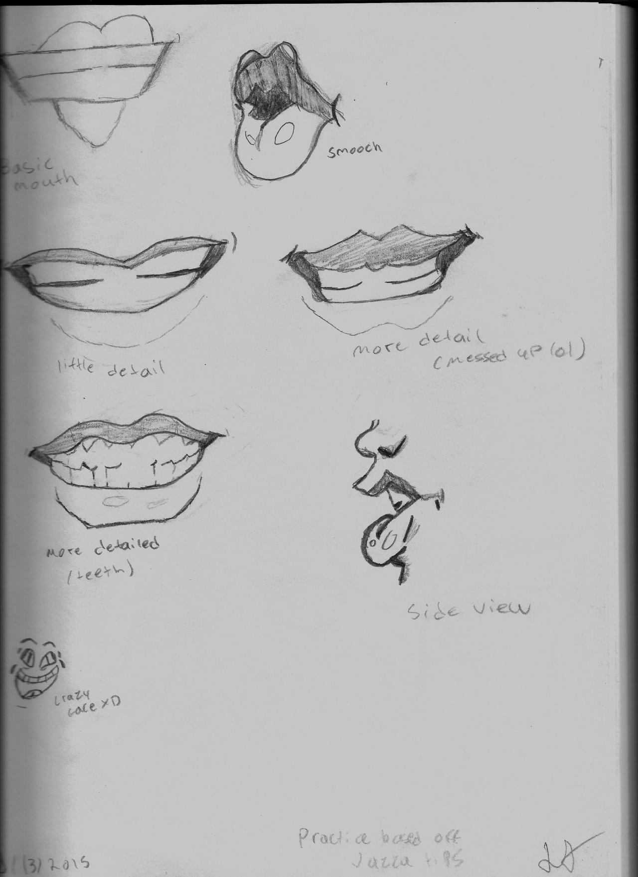 Mouth Sketches (Practice)