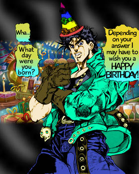 Joseph Joestar Just Loved Birthdays