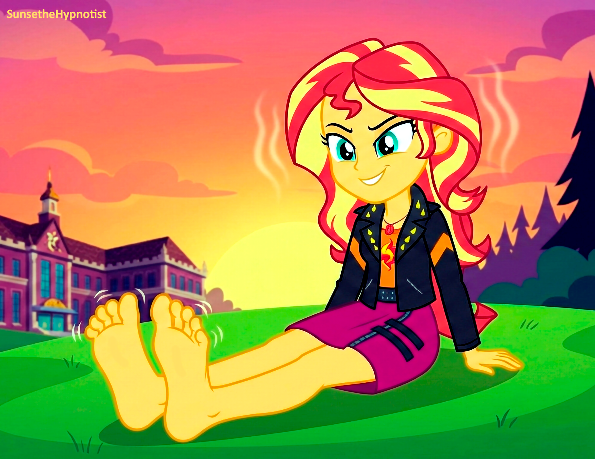 Feets Sunset Sunset Shimmer Feet wiggling by Paco777yuyu7 on DeviantArt